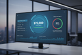 Business line of credit dashboard showing $75K available with real-time draw tracker