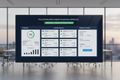 POS financing approval screen showing 6-station retail system deployment funded