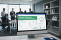 Print shop financing dashboard approving $165K Konica Minolta digital press